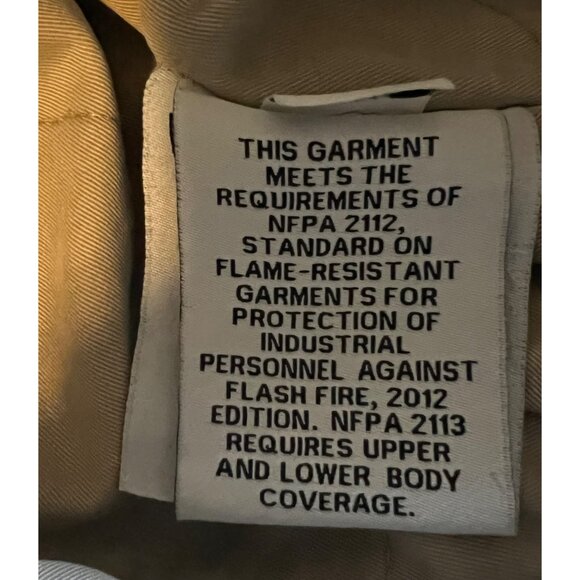 Rasco FR Navy Flame-Resistant Jacket Size L Industrial Workwear Carhartt Style - Picture 13 of 14